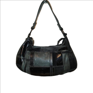 Fossil Leather Patchwork Hobo Bag 75082